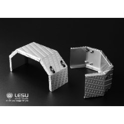 Skrm til enkelthjul, rustfrit stl