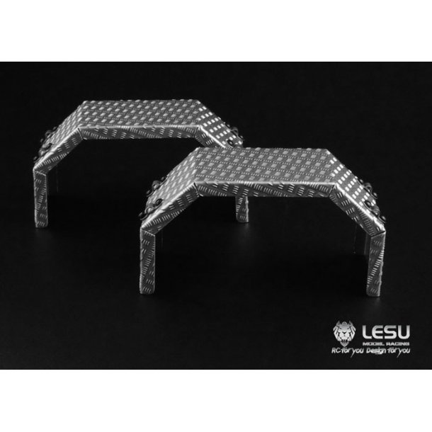 Skrm til enkelthjul, rustfrit stl