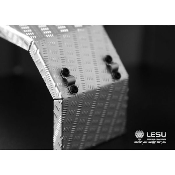 Skrm til enkelthjul, rustfrit stl