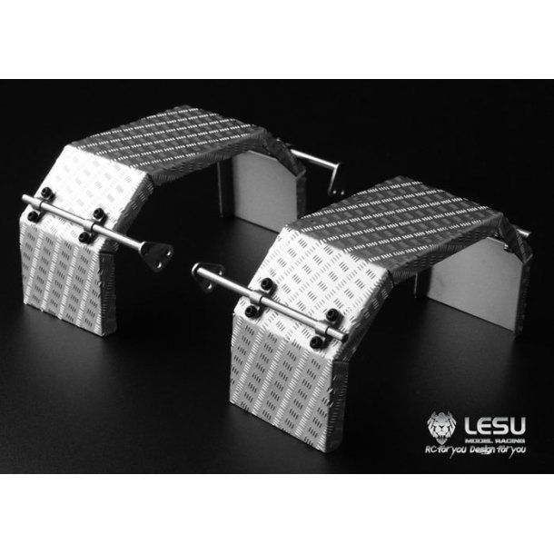 Skrm til enkelthjul, rustfrit stl