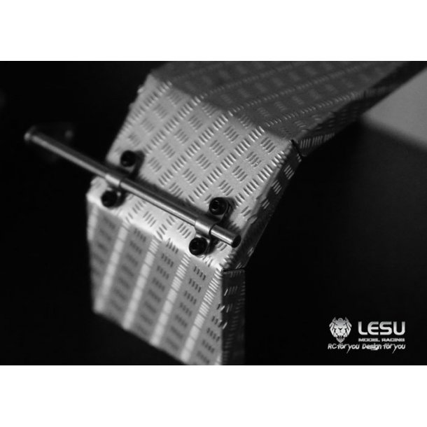 Skrm til enkelthjul, rustfrit stl