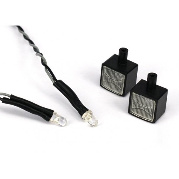 Arbejdslamper, firkantede - sort hus