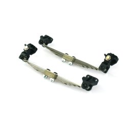 Ophng med bladfjedre til aksel med trk