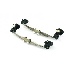 Ophng med bladfjedre til aksel med trk