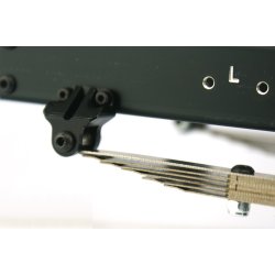 Ophng med bladfjedre til aksel med trk