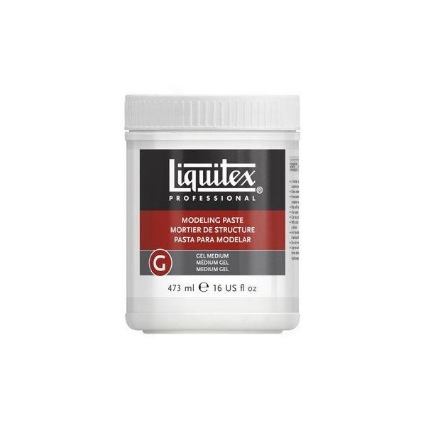 Liquitex Acrylic Medium Modelling Paste White, 473 ml