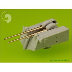 Bismarck - Sekundre og Anti-aircraft kanonlb, skala 1/200