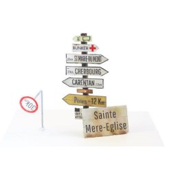 Normandy Road Signs WWII, skala 1/35