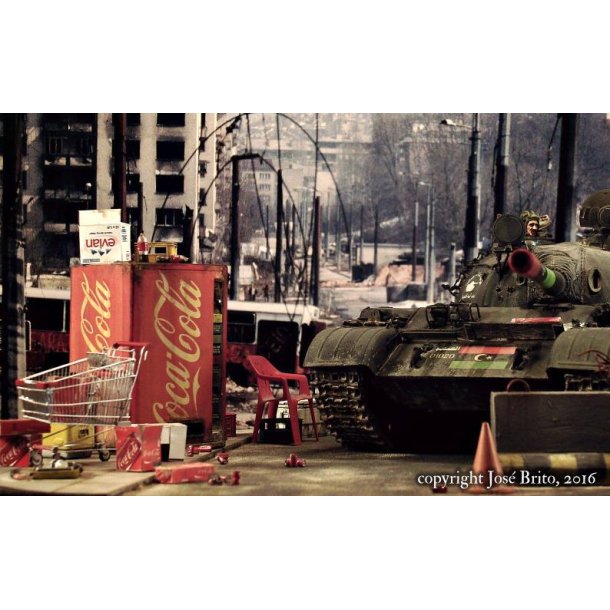 Papkasser - vand og sodavand, skala 1/35