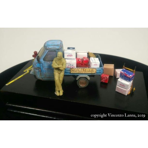 Papkasser - vand og sodavand, skala 1/35