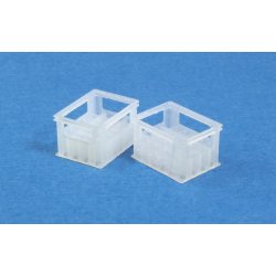 Plastikkasser, 2 stk. til flasker