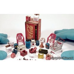 Plastikkasser, 2 stk. til flasker