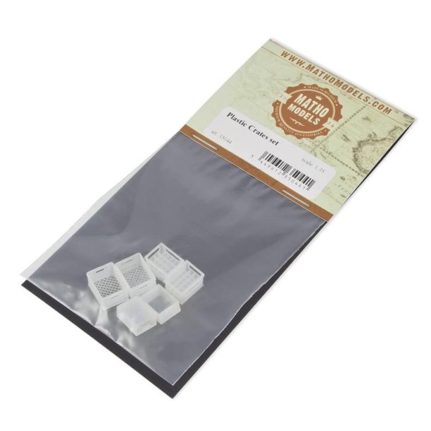 Plastikkasser, st med 6 kasser