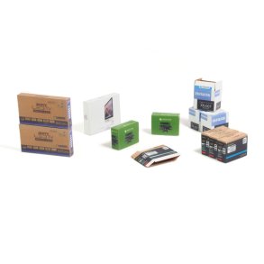 Papkasser - diverse elektronik, skala 1/35