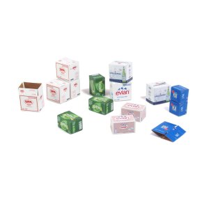 Papkasser - vand, skala 1/35