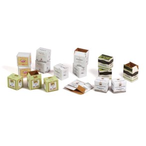 Papkasser - diverse vin, skala 1/35