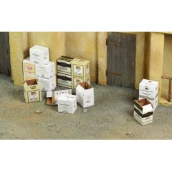 Papkasser - diverse vin, skala 1/35