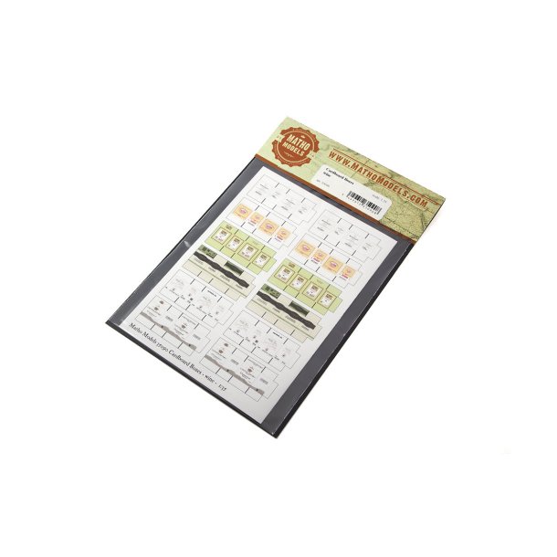 Papkasser - diverse vin, skala 1/35