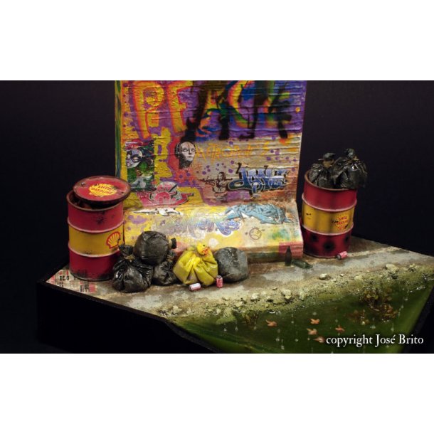 Logoer fra tankstationer i forskellige designs. Decals i diverse skalaer