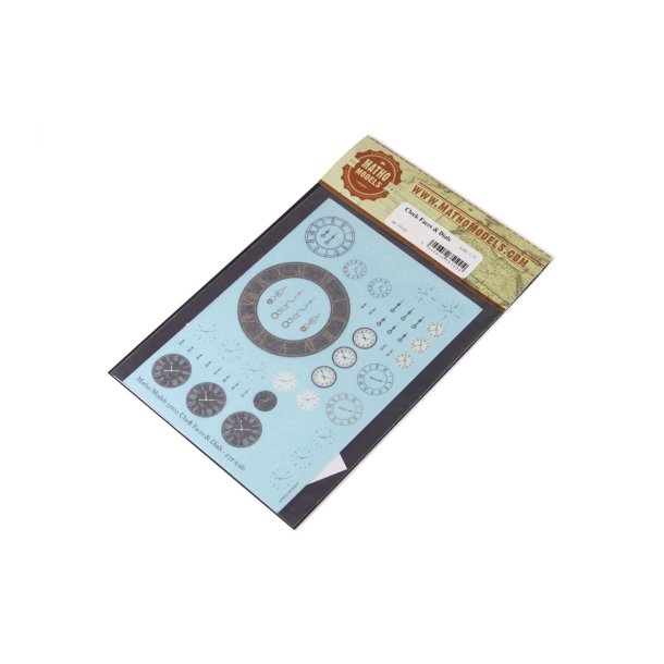 Ure i forskellige designs. Decals i diverse skalaer