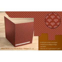 Vg og gulv - Tapet - type A, skala 1/35