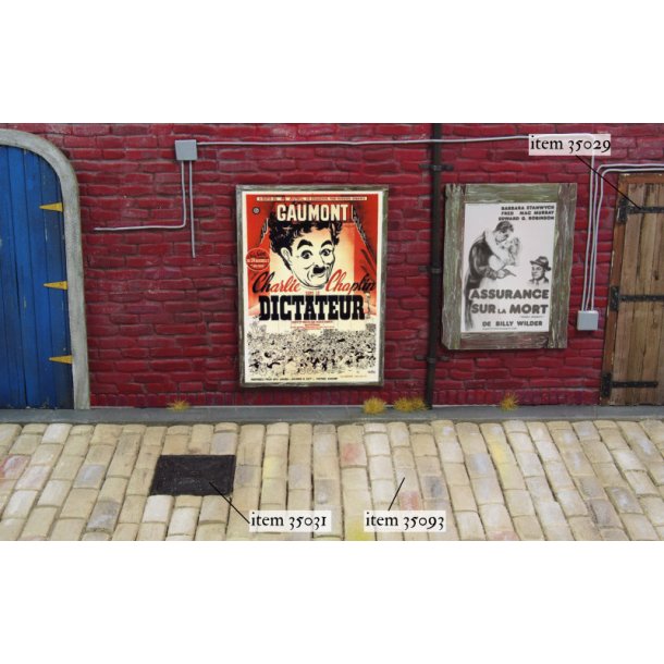 Franske filmplakater fra 1940-1970erne, skala 1/35