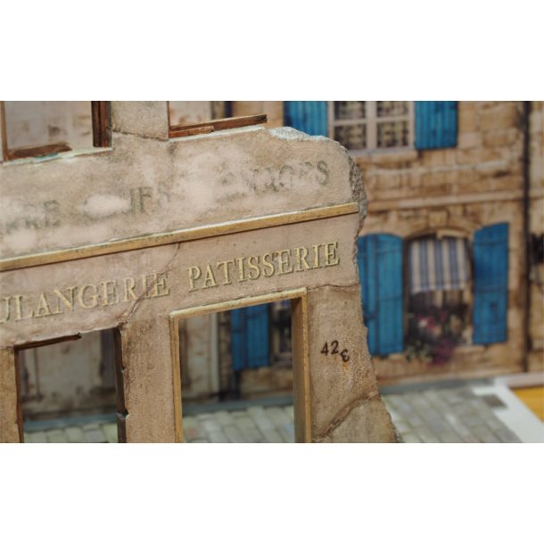 Gamle franske forretningsskilte i forskellige designs. Decals i diverse skalaer