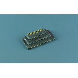 Advarselsstriber i forskellige designs. Decals i diverse skalaer