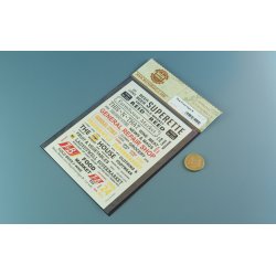 Forretningsskilte i forskellige designs - type B. Decals i diverse skalaer