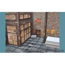 Forretningsskilte i forskellige designs - type B. Decals i diverse skalaer