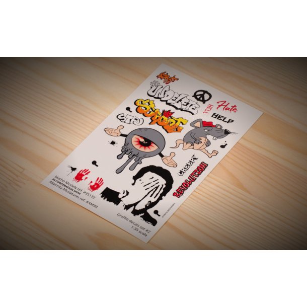 Graffiti st 2, decals skala 1/35