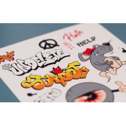 Graffiti st 2, decals skala 1/35