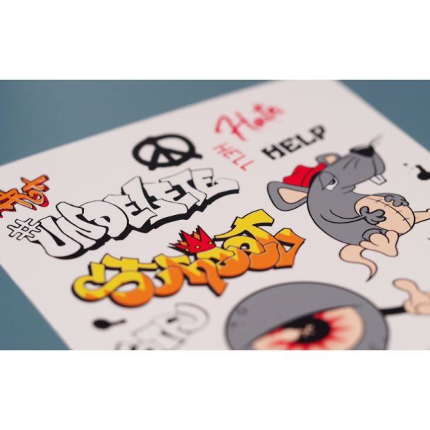 Graffiti st 2, decals skala 1/35