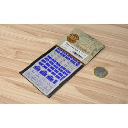 Skilte med vejnavne - Type A - franske. Decals, skala 1/35