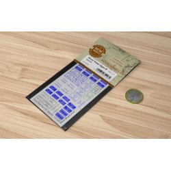 Skilte med vejnavne - Type D - spanske. Decals, skala 1/35