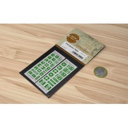 Advarselsskilte. Decals, skala 1/35