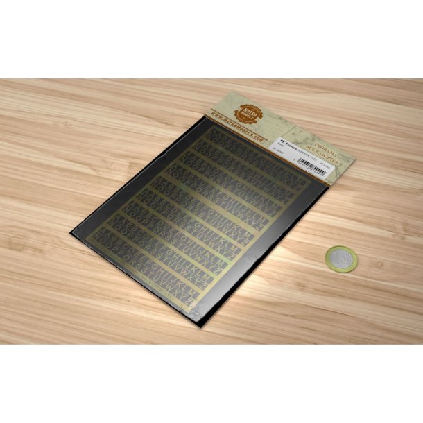 Bogstaver, fototsede (STORE), 4 mm