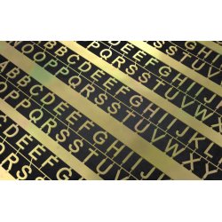 Bogstaver, fototsede (STORE), 4 mm