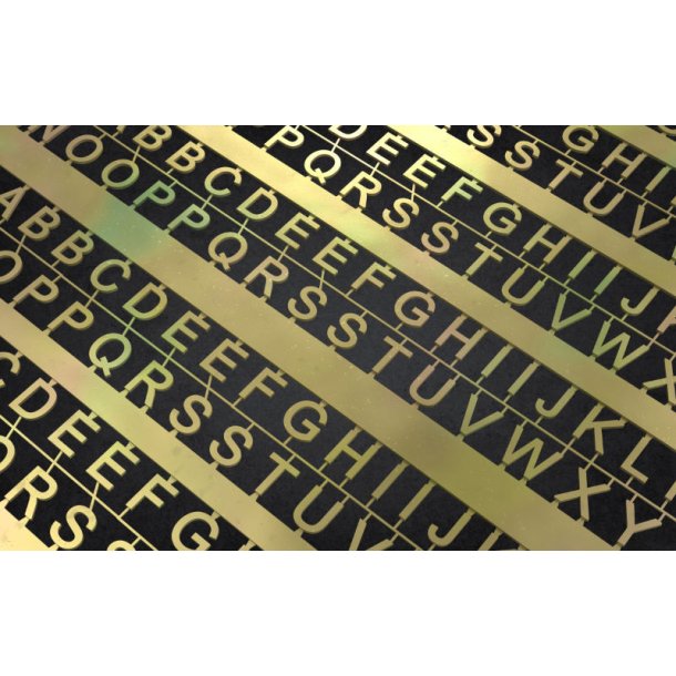 Bogstaver, fototsede (STORE), 4 mm