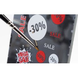 Udsalgsskilte i forskellige strrelser. Ark med decals