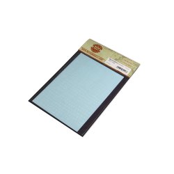 Bogstaver (hvide) i strrelse 1,0 - 3,0 mm (sm). Ark med decals