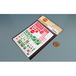 Logoer fra sodavand - type A. Ark med decals