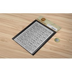 Bogstaver (sorte) i strrelse 8,0 mm (STORE). Ark med decals