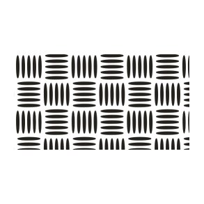 Profilplade (drkplade) til dk m.m. 5-korn. Skala ca. 1/20. 1 stk.