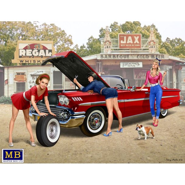 Pin-Up Series. A short Pitstop. Kit No. 3