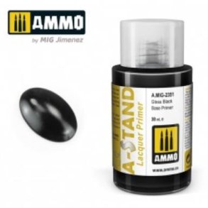 A-STAND Gloss Black Base Primer 30 ml (Alclad2 305)