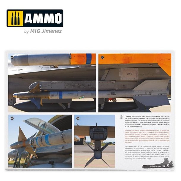 F-16 Fighting Falcon / VIPER. Visual Modellers Guide (Multilingual Eng, Spa, Ita)