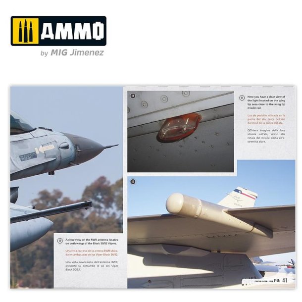 F-16 Fighting Falcon / VIPER. Visual Modellers Guide (Multilingual Eng, Spa, Ita)