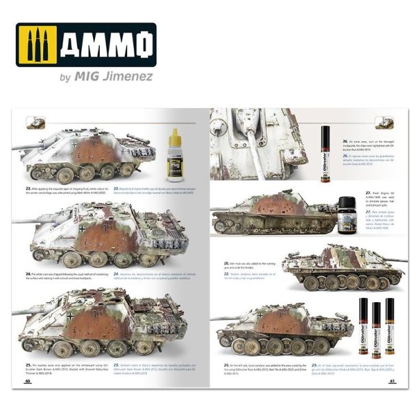 How to Paint Winter WWII German Tanks (Multilingual Eng - Spa)