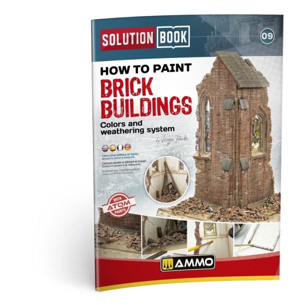 SOLUTION BOOK 09 - How to Paint Brick Buildings (English, Castellano, Fran�ais, Deutch)